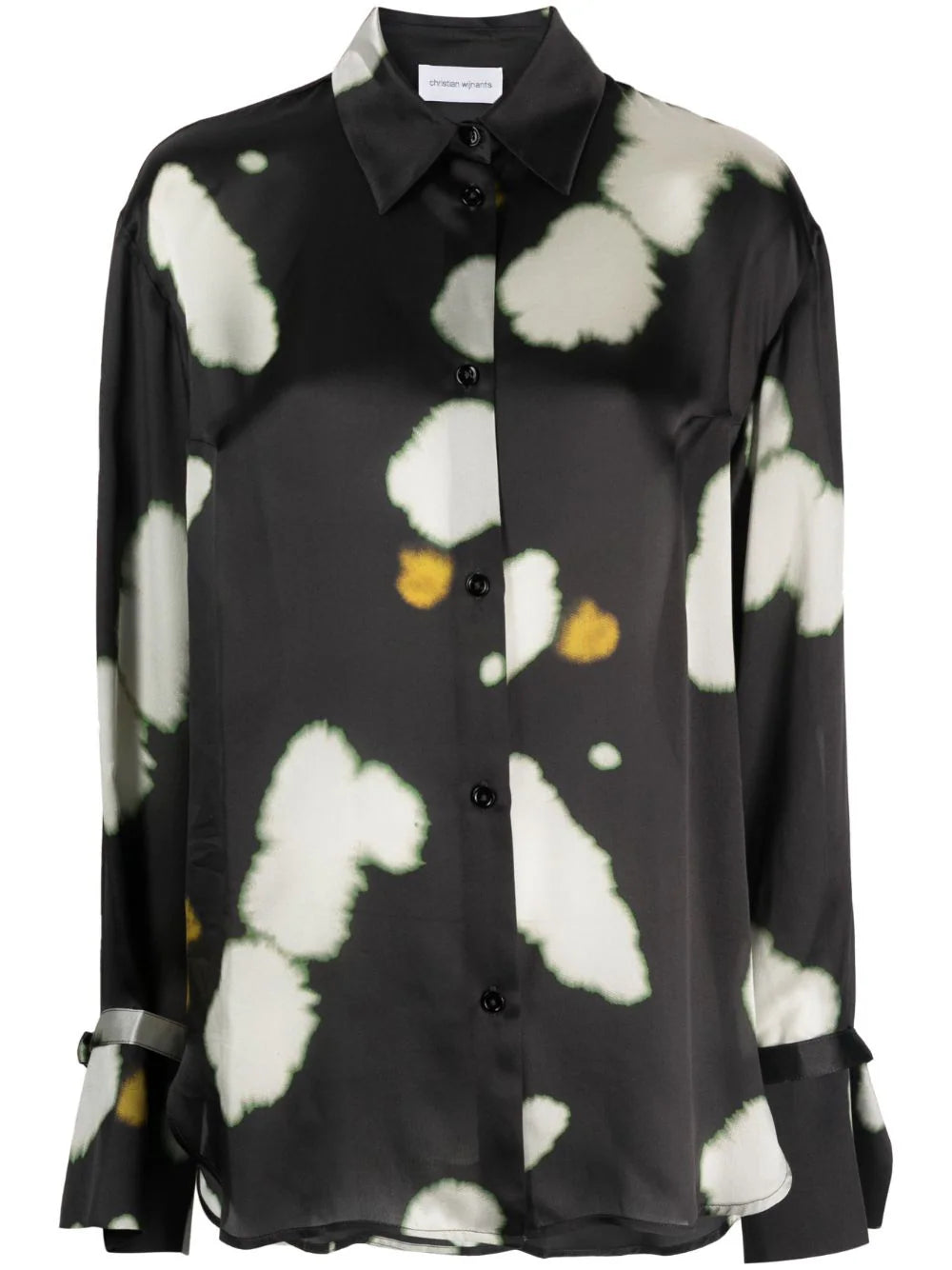 TAIKAT ABSTRACT SILK SHIRT