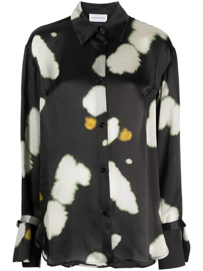 TAIKAT ABSTRACT SILK SHIRT