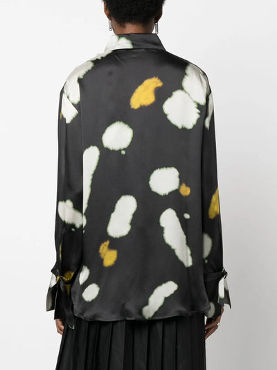TAIKAT ABSTRACT SILK SHIRT