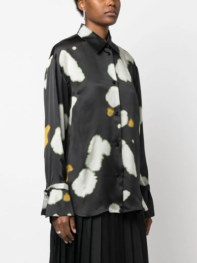 TAIKAT ABSTRACT SILK SHIRT