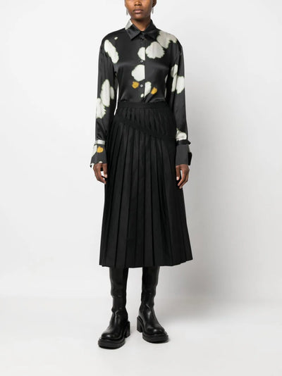 TAIKAT ABSTRACT SILK SHIRT