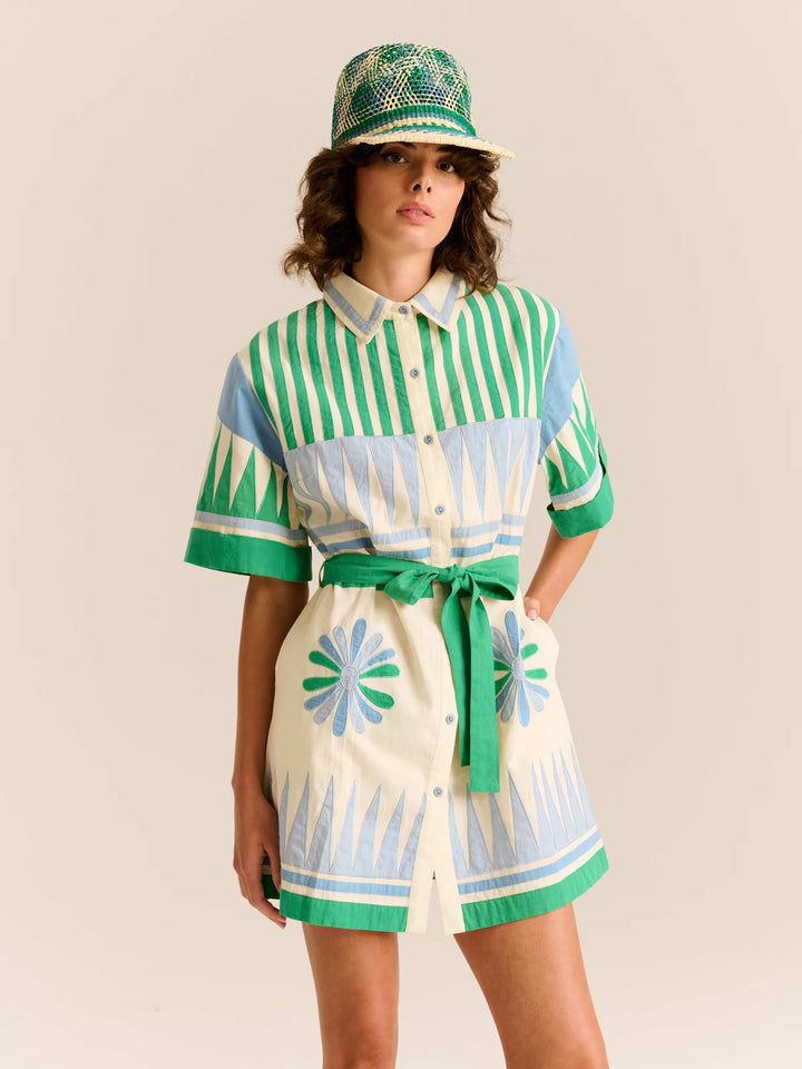 Amaia Dress - Green Multi