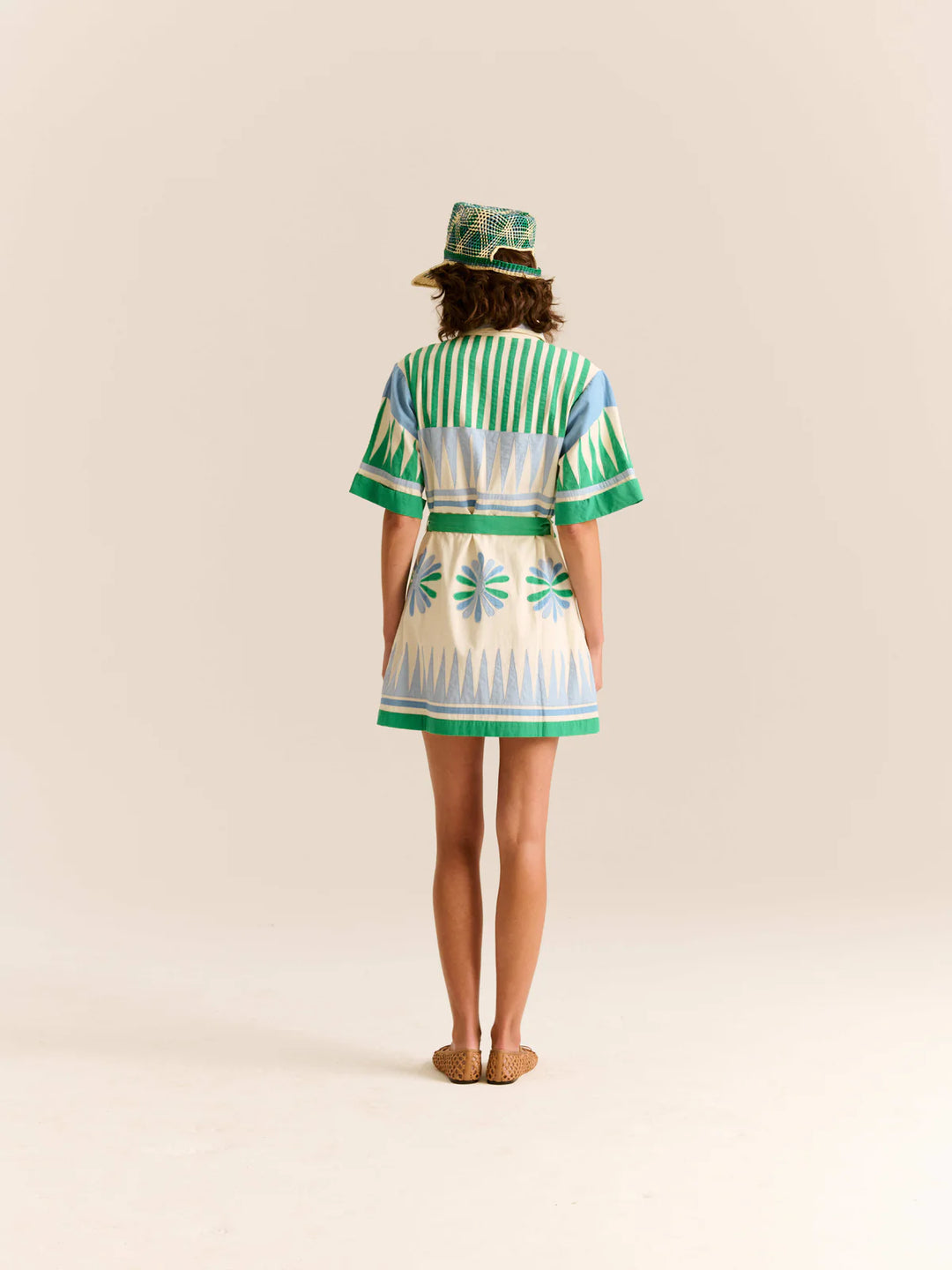 Amaia Dress - Green Multi