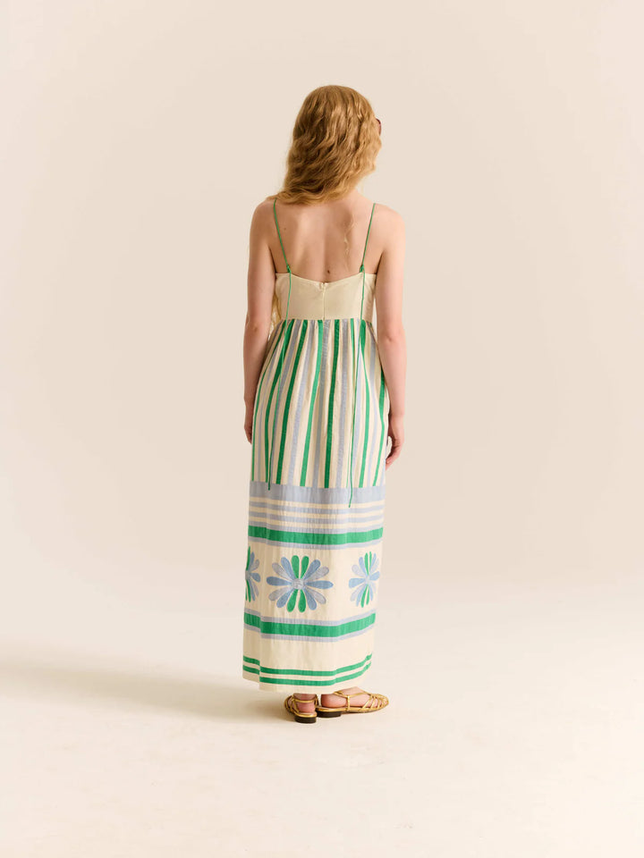 Amelia Dress - Green Multi