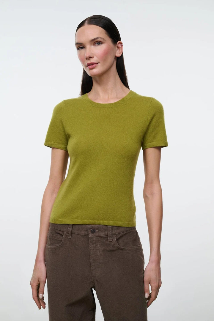 Easy Cashmere Tee - Kelly Green