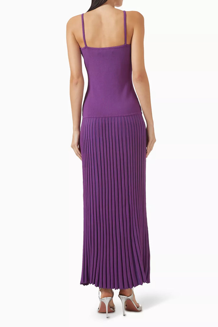 Salacia Wire Sunray Dress - Grape