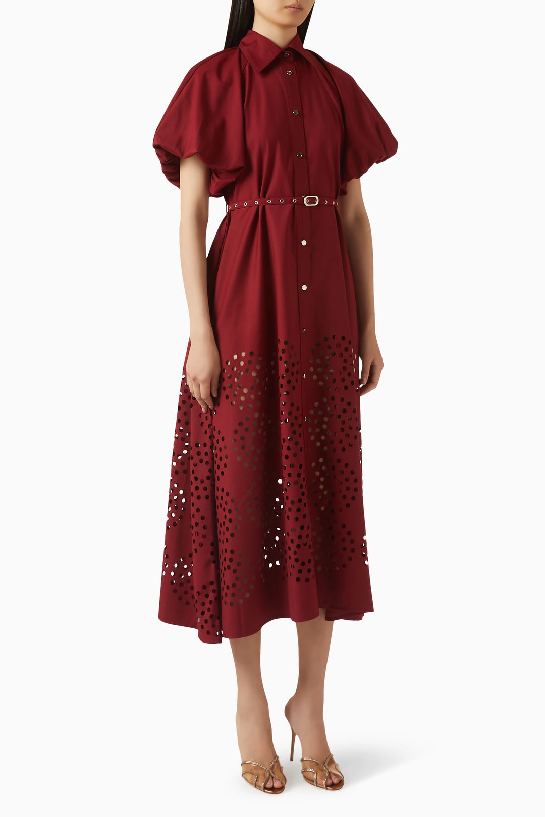 Simone Dress - Burgundy