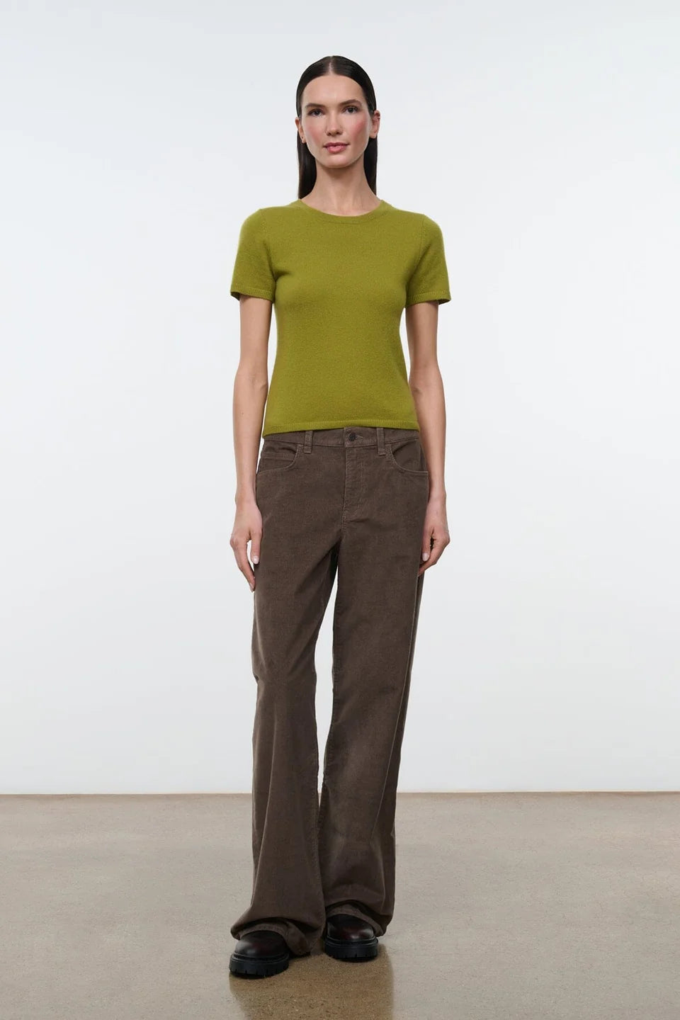 Easy Cashmere Tee - Kelly Green