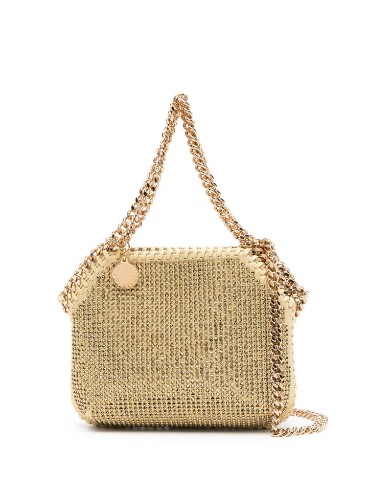 MINI Falabella Bag in ALL OVER CRYSTAL - Gold