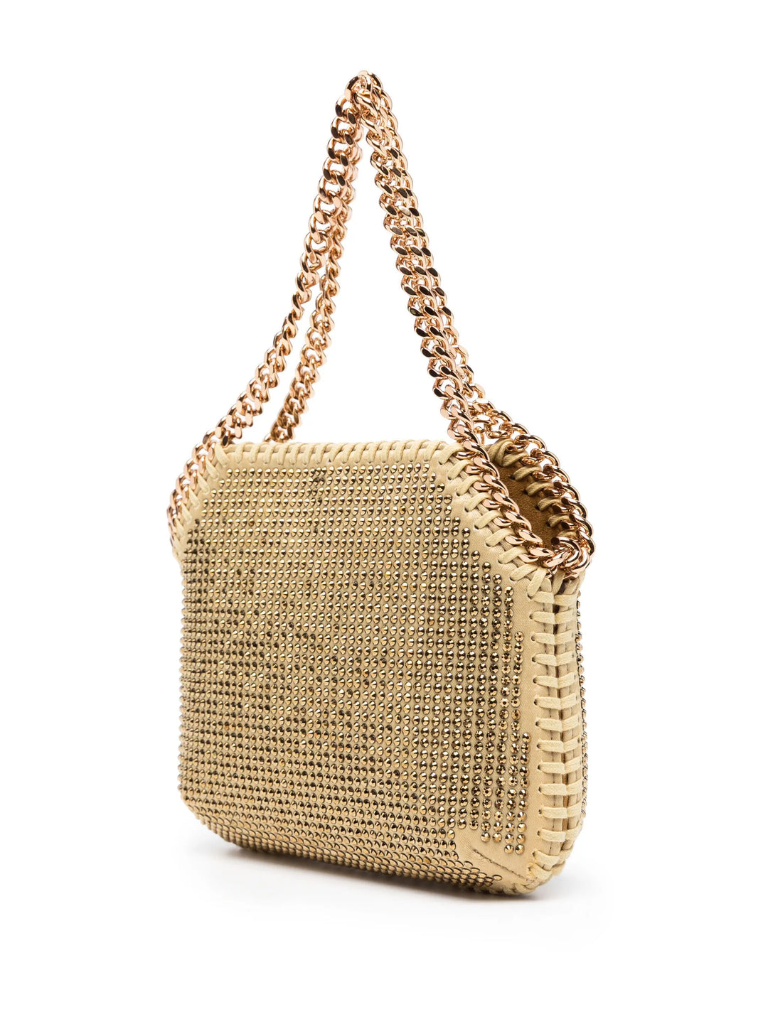 MINI Falabella Bag in ALL OVER CRYSTAL - Gold