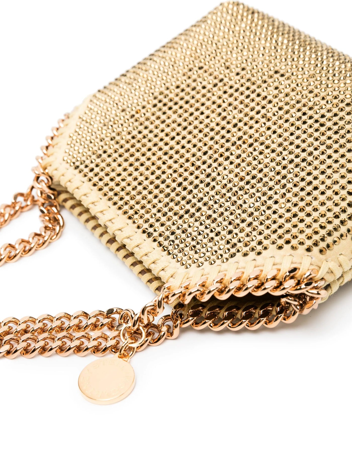 MINI Falabella Bag in ALL OVER CRYSTAL - Gold