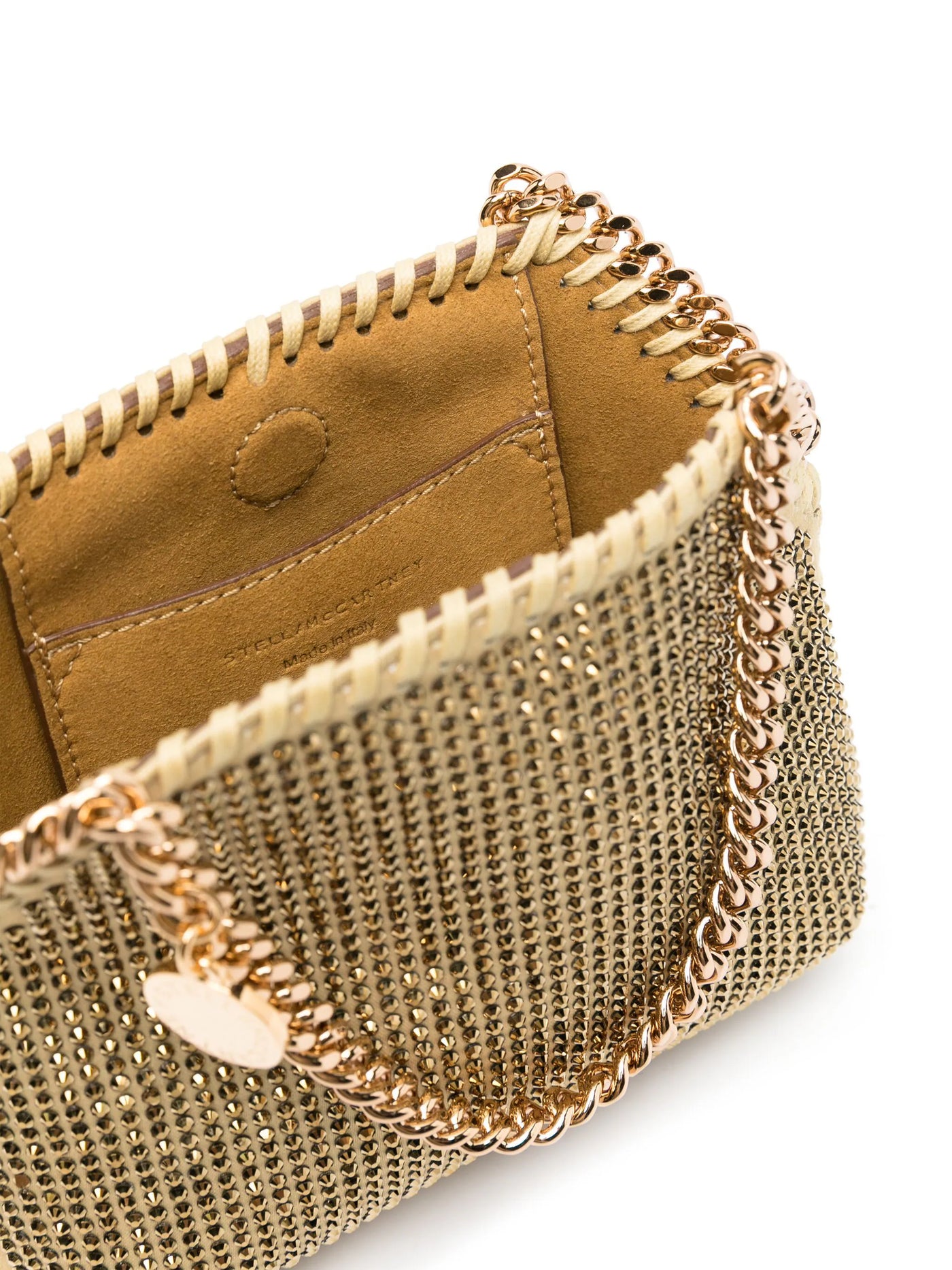 MINI Falabella Bag in ALL OVER CRYSTAL - Gold