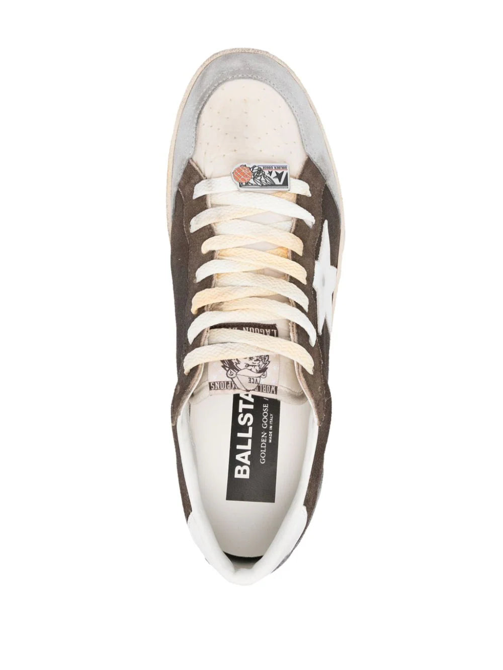 MEN'S BALLSTAR SNEAKER - Brown/Grey/White