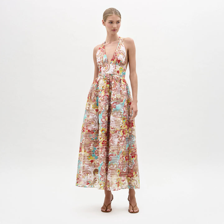Kairi Dress - Turquoise Multi
