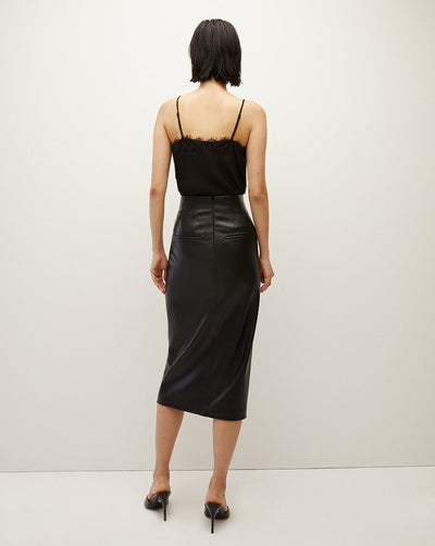 BARRIE VEGAN LEATHER SKIRT
