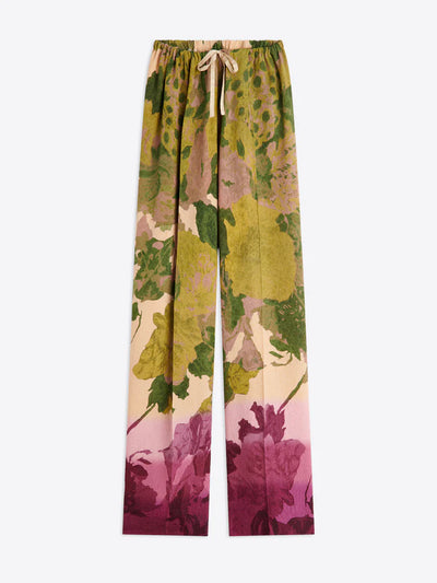 Elasticated Pants - Poppy Bouquet