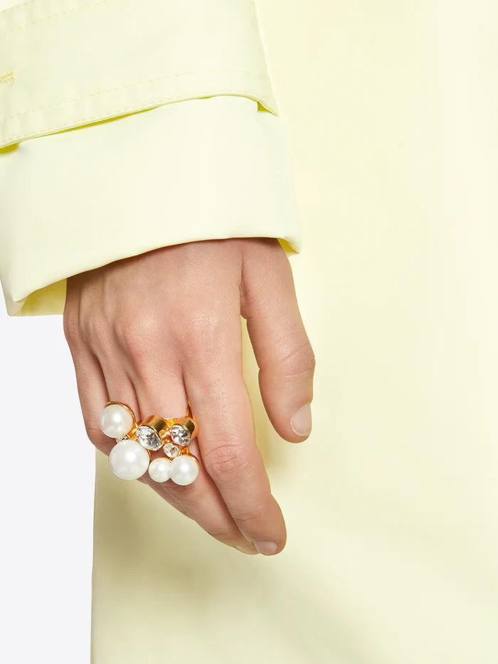 Ornamented Ring - Pearl