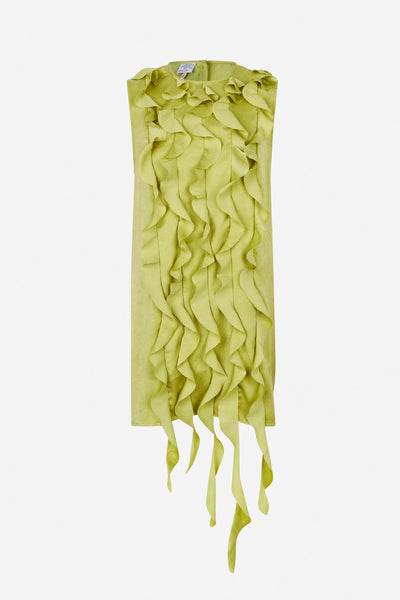 ASDA DRESS - Dark Citron