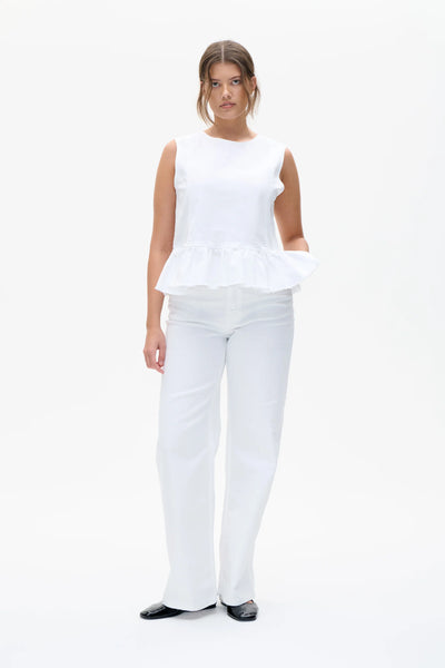 MADINEL BLOUSE - Bright White