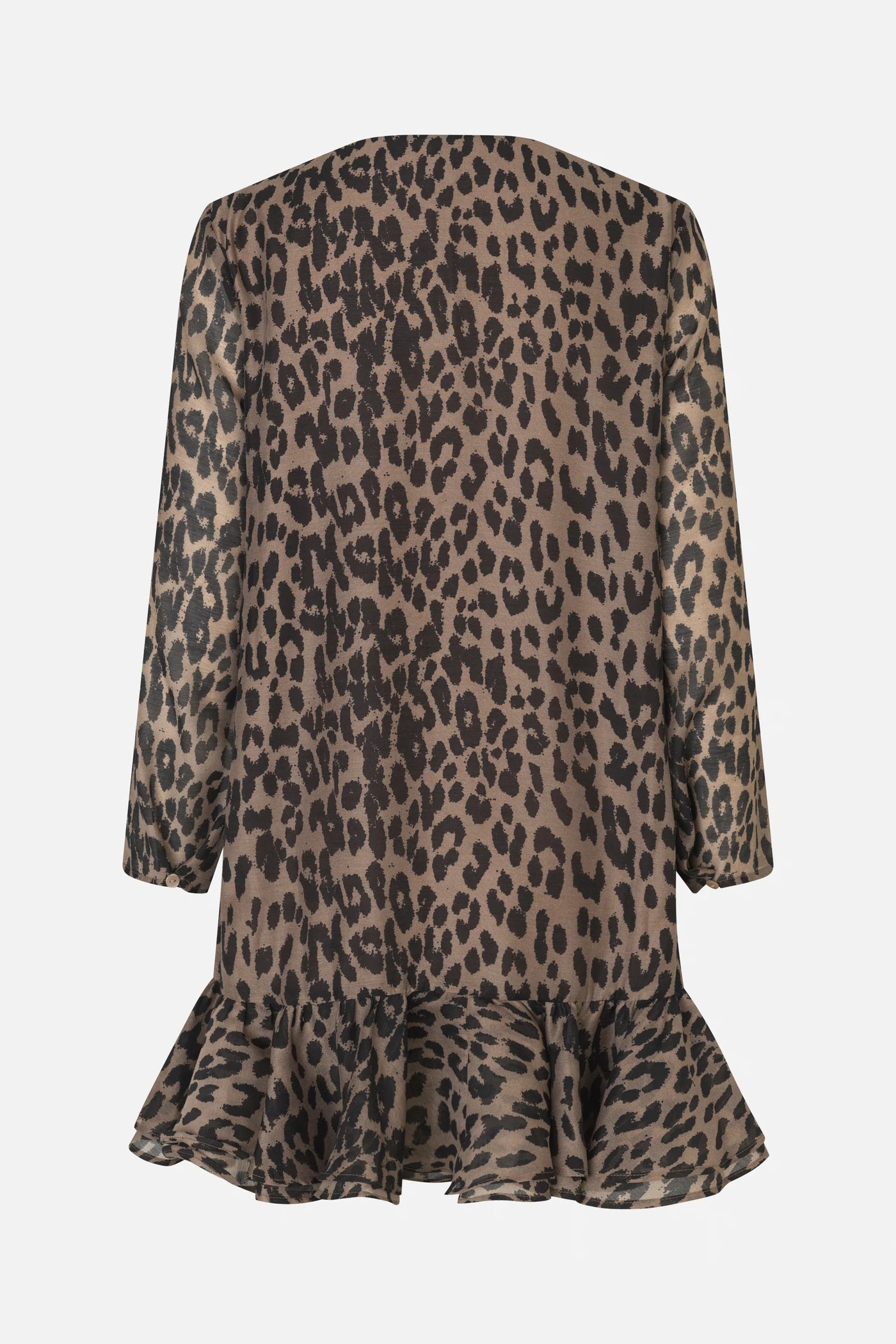 AGNEL Dress - Camel Leopard