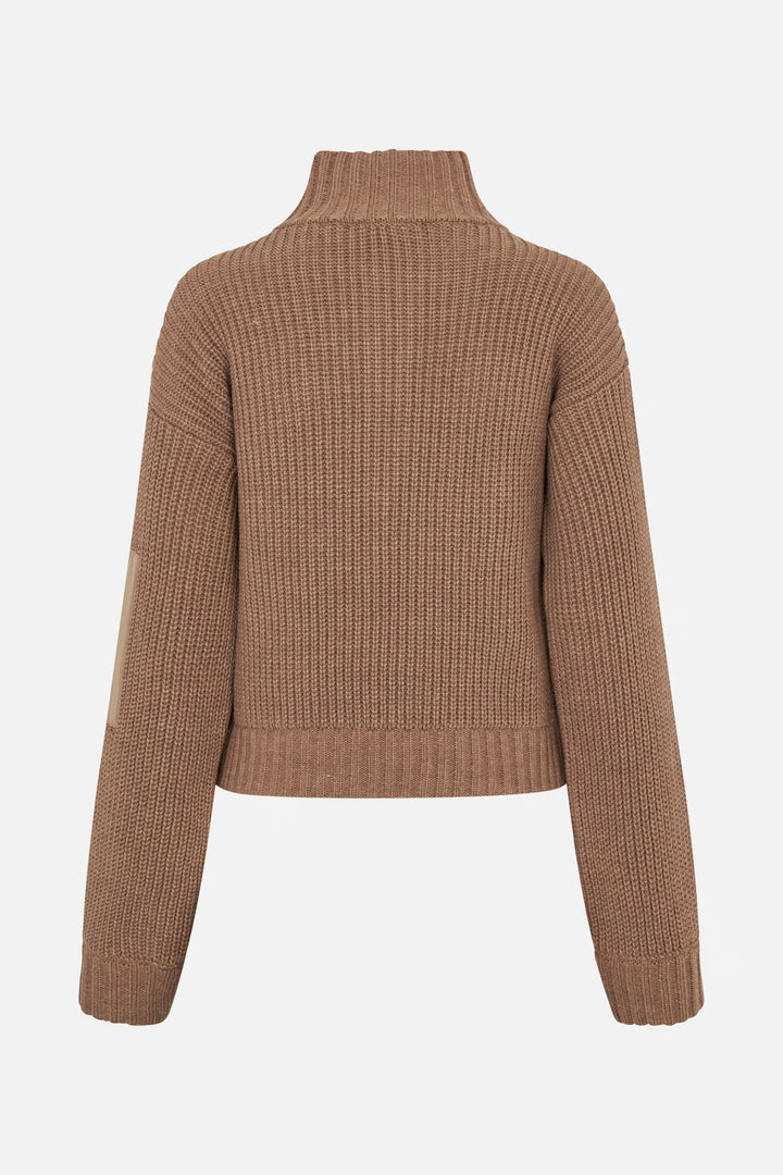 CLYDE Sweater - Mocha/Camel