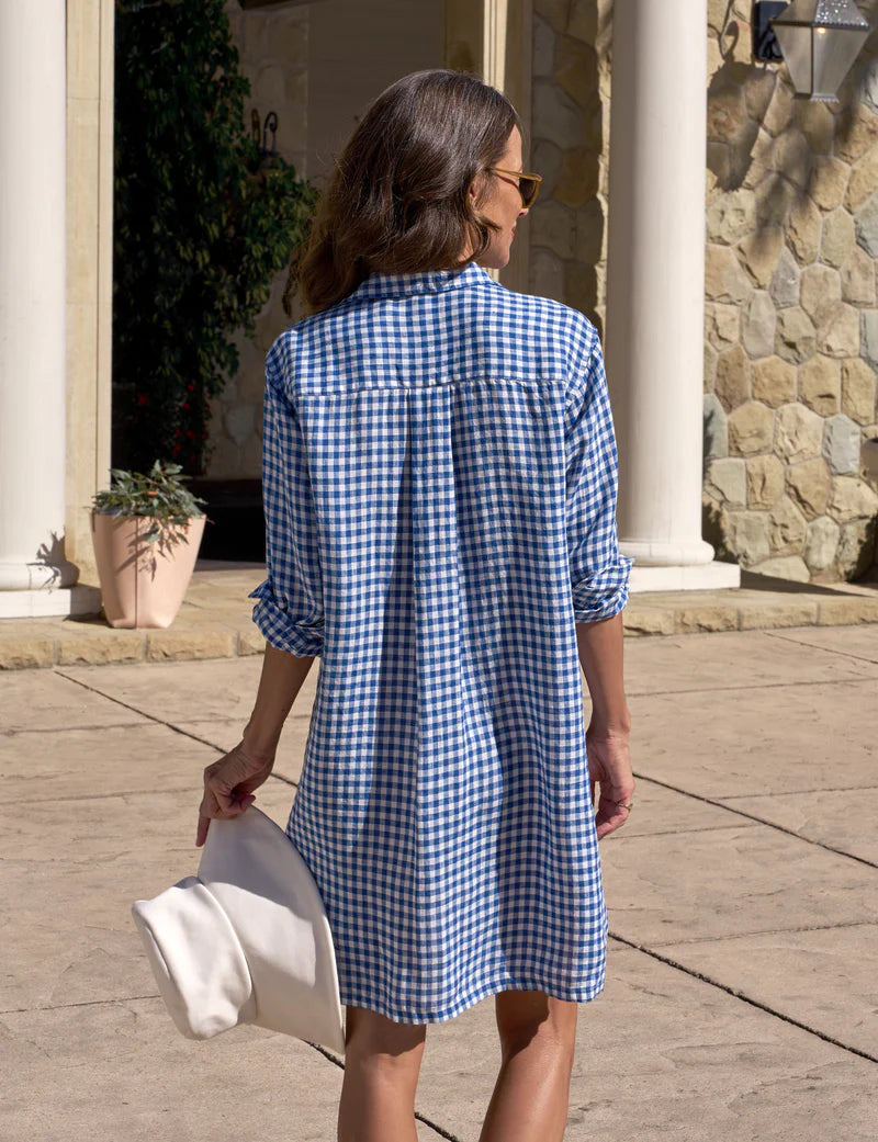 Hunter Step-hem Shirtdress - More Colors Available