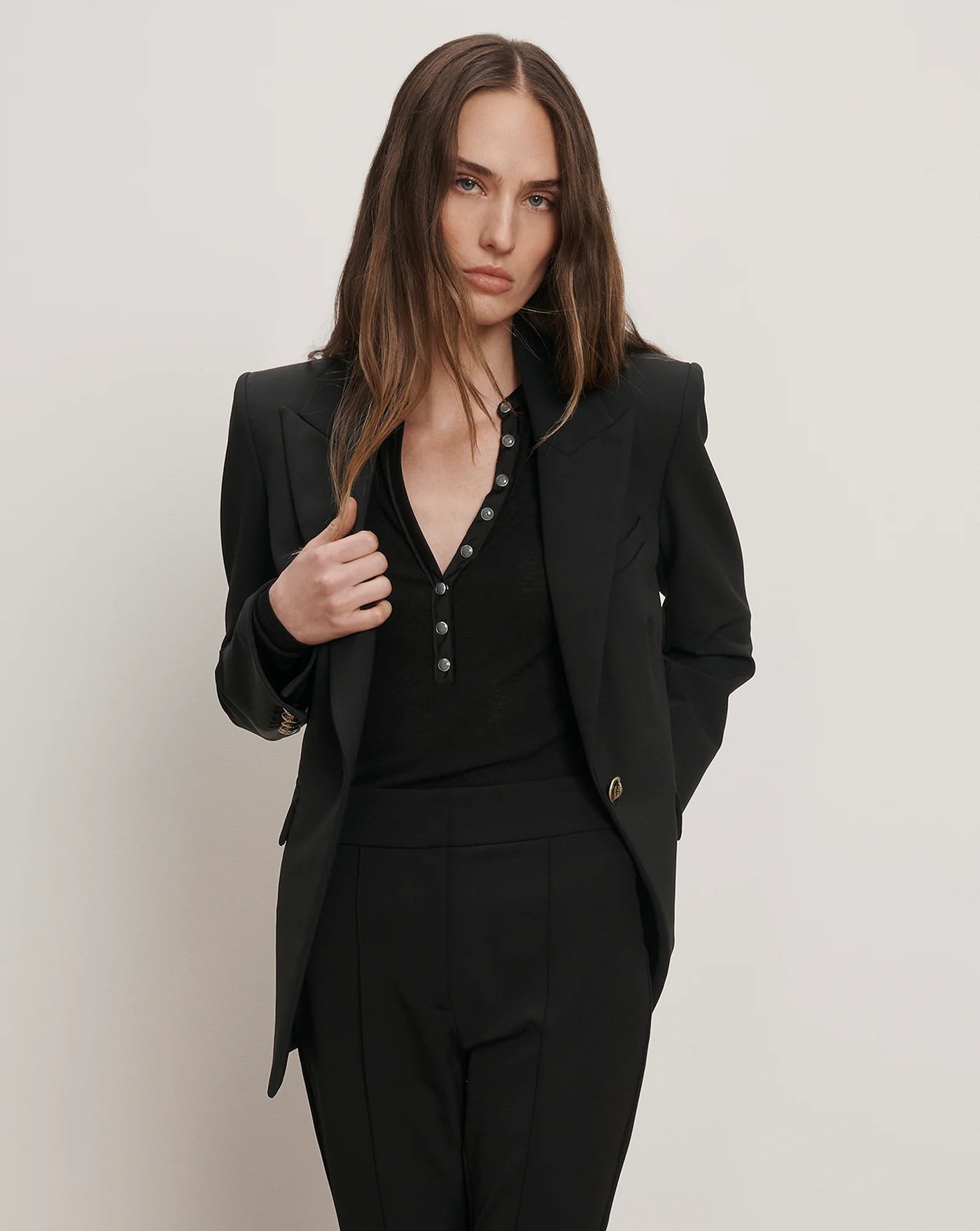 NAIRA DICKEY JACKET - Black