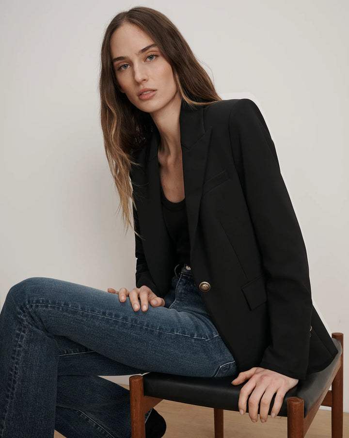 NAIRA DICKEY JACKET - Black