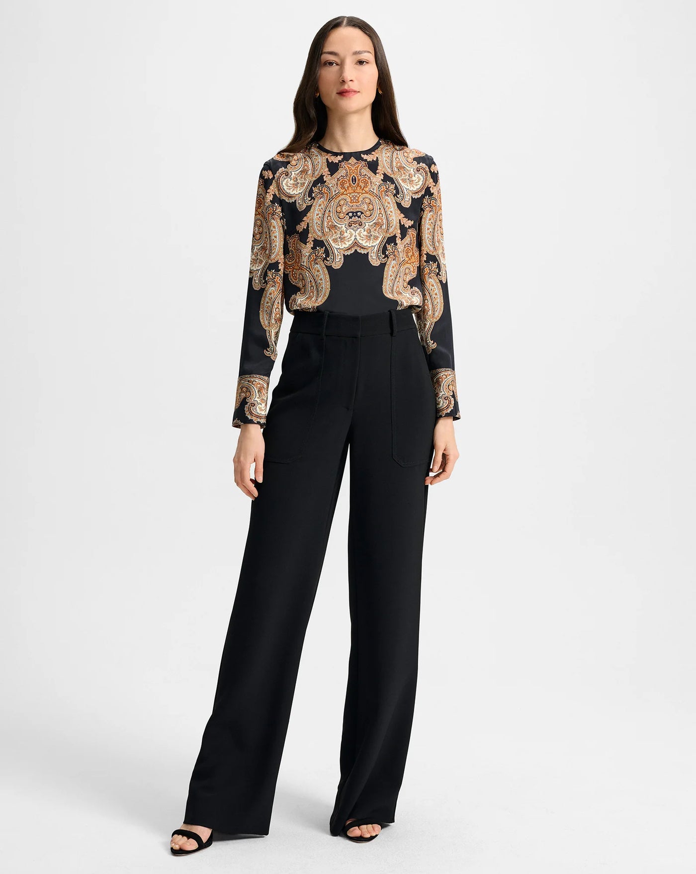 Cole Wide-Leg Pant - Black