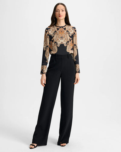 Cole Wide-Leg Pant - Black