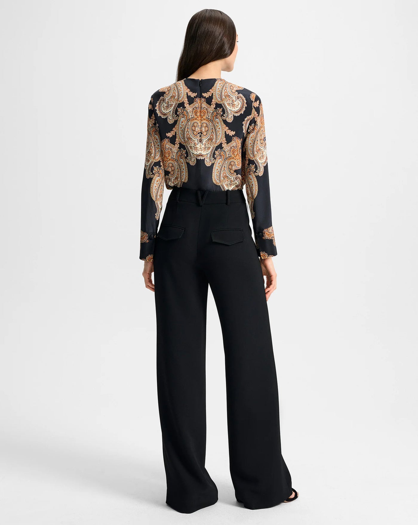 Cole Wide-Leg Pant - Black
