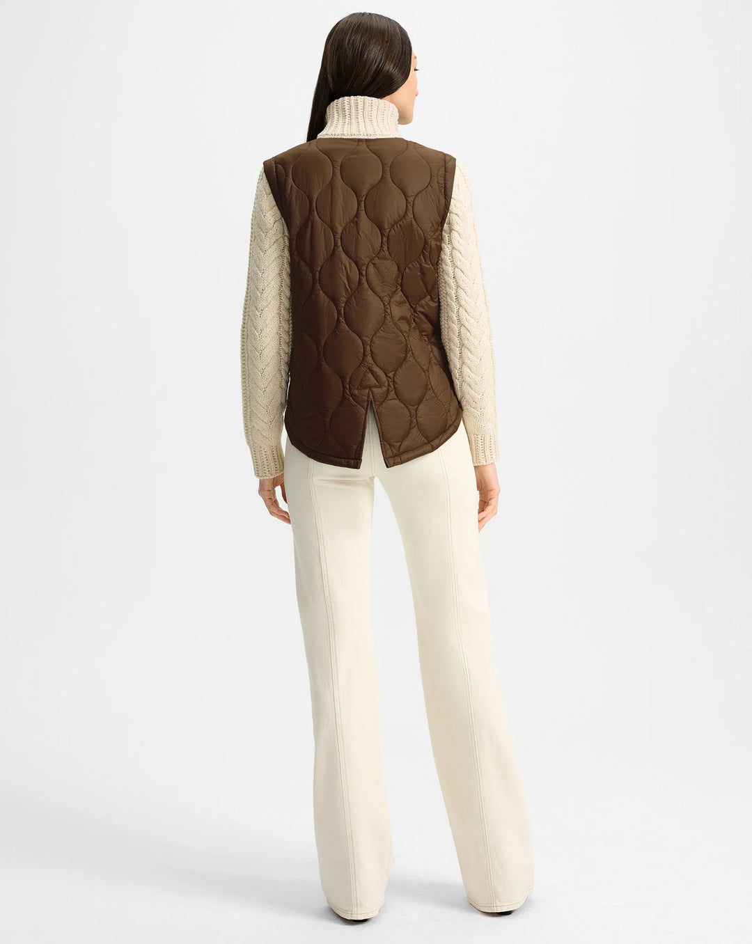 Patra Knit-Sleeve Quilted Jacket - More Colors Available