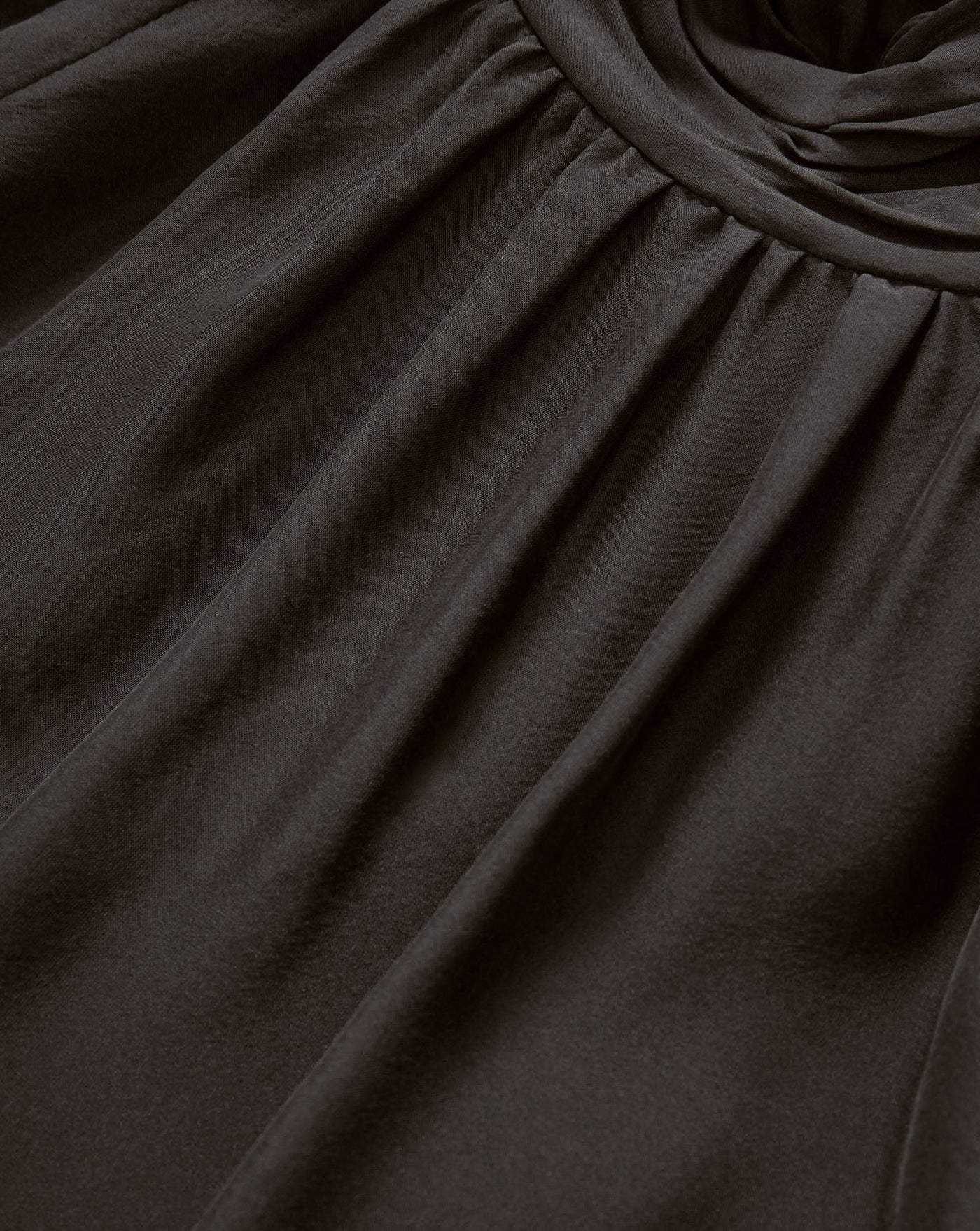 Alyssa Silk Turtleneck Blouse - Black