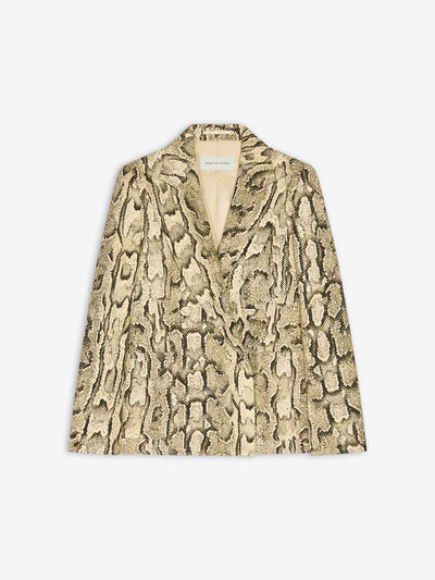 Jacquard Blazer - Beige