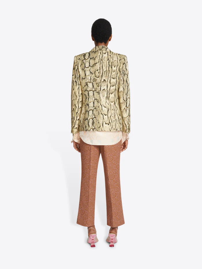 Jacquard Blazer - Beige