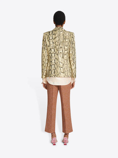 Jacquard Blazer - Beige