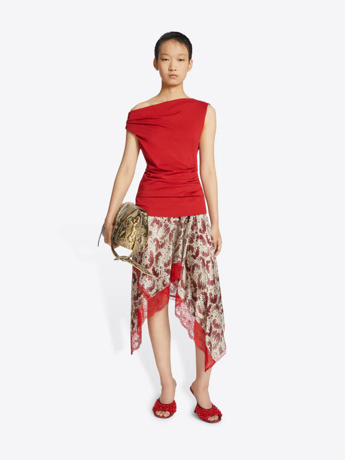 Off-Shoulder Jersey Top - More Colors Available