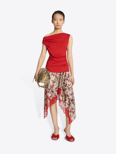 Off-Shoulder Jersey Top - More Colors Available