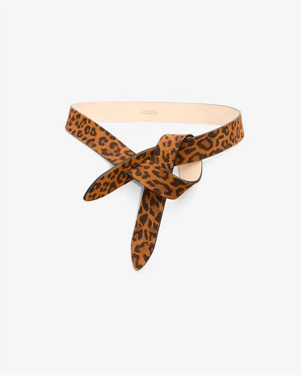 Lecce Tie Belt - Leopard