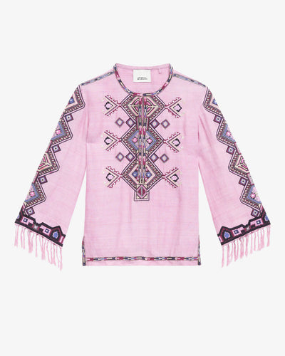 Zelda Blouse - Antique Pink