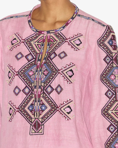 Zelda Blouse - Antique Pink