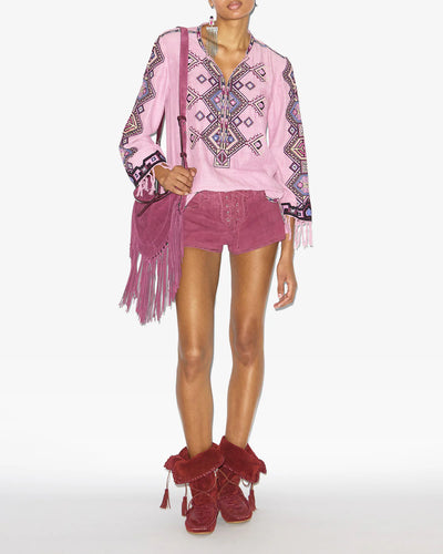 Zelda Blouse - Antique Pink
