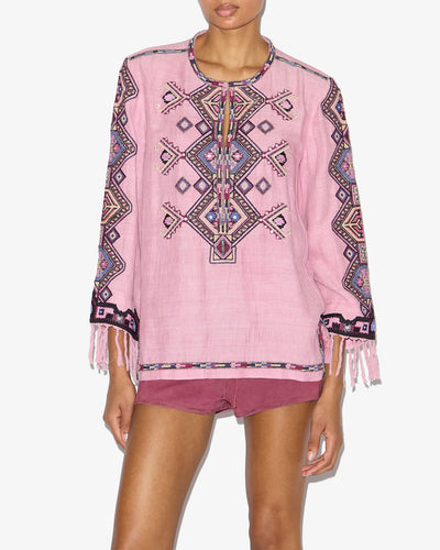Zelda Blouse - Antique Pink