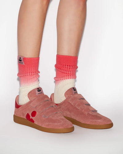 Beth Sneakers - Faded Pink/Red