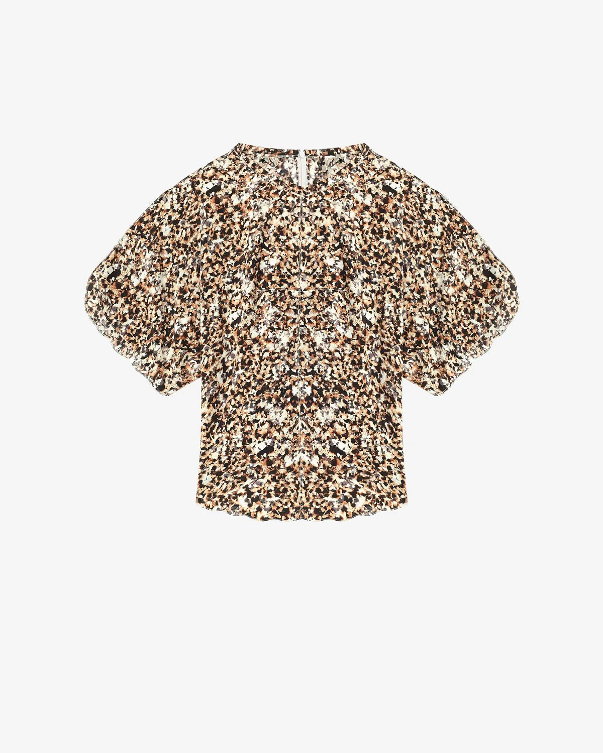 Karlita Top - Ochre/Ecru