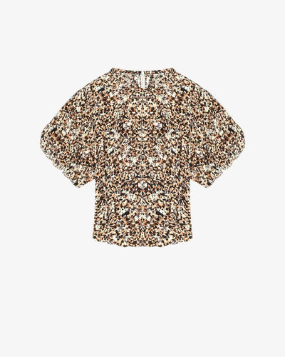 Karlita Top - Ochre/Ecru
