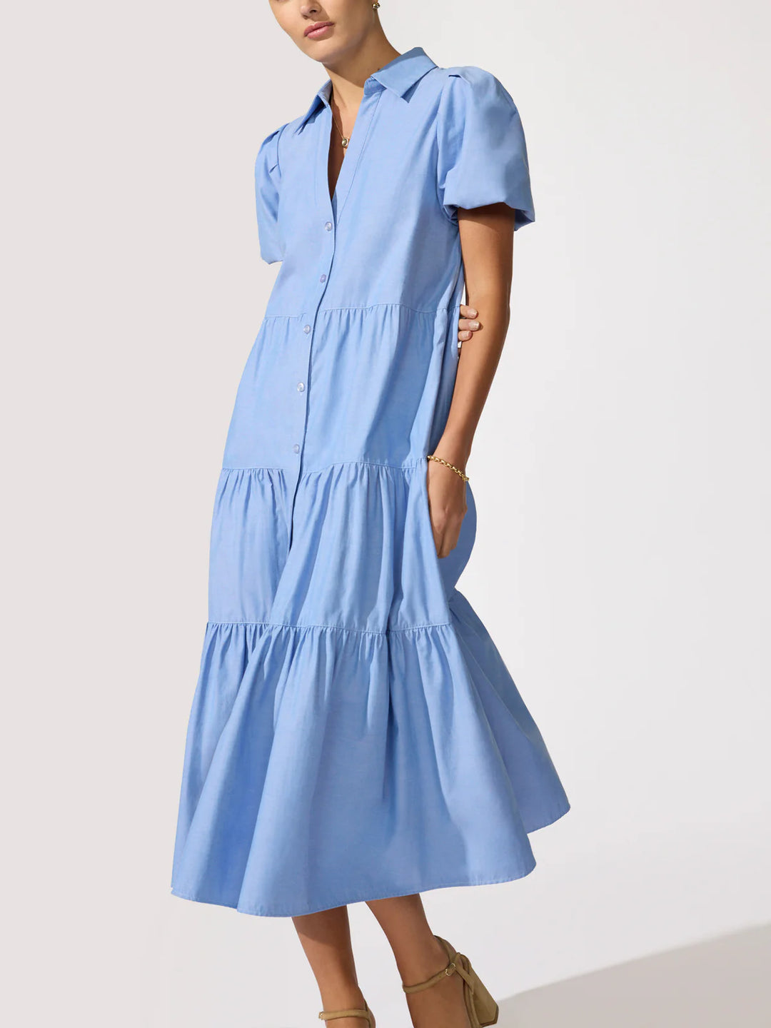 Havana Dress - Light Blue
