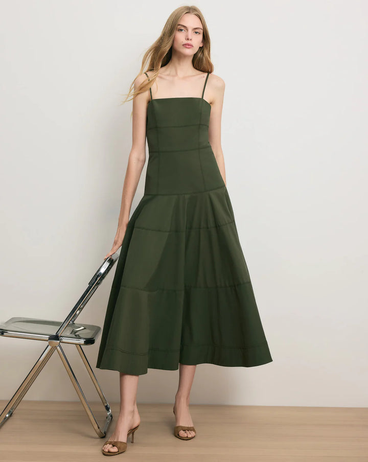 Ilona Midi Dress - Loden