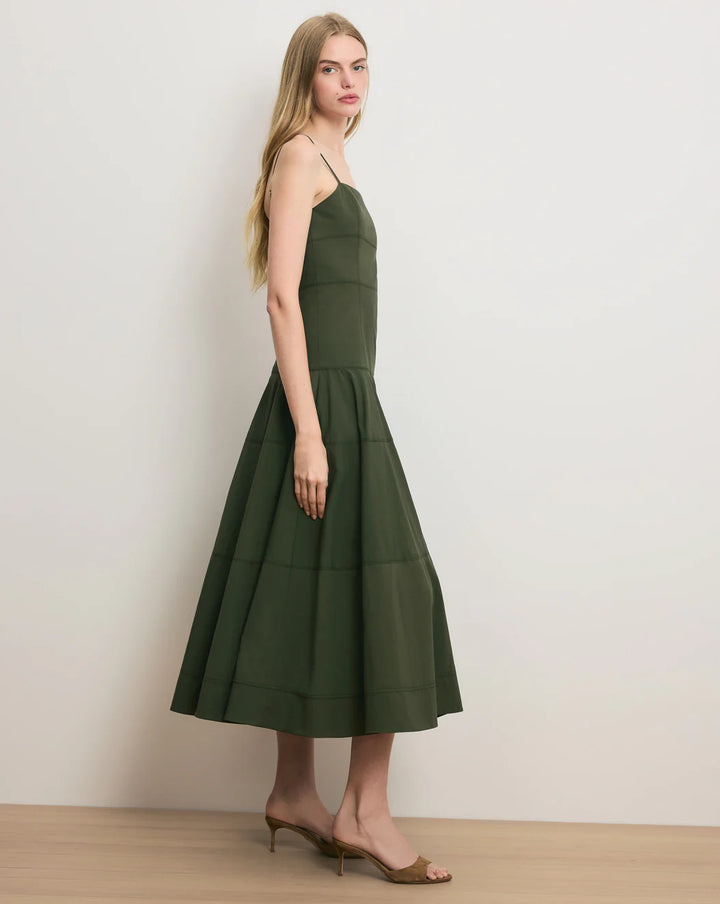 Ilona Midi Dress - Loden