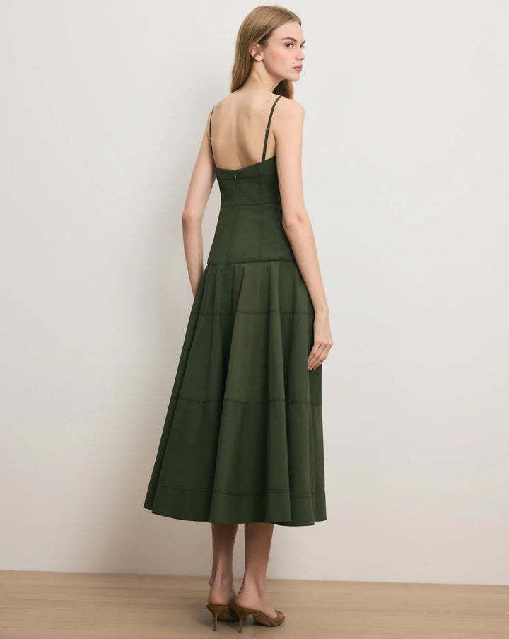 Ilona Midi Dress - Loden
